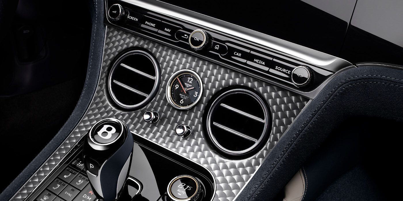 Bentley Bucuresti Bentley Continental GTC Speed convertible front interior engine spin veneer detail