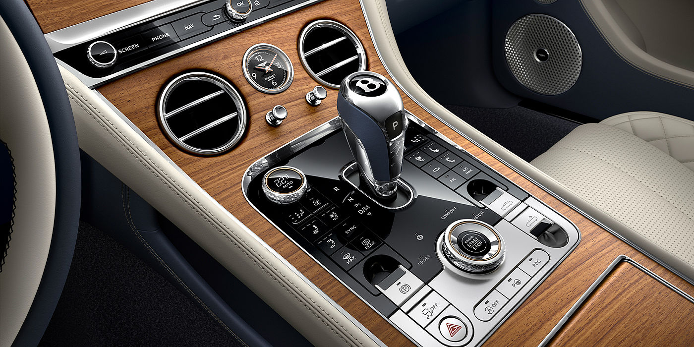 Bentley Bucuresti Bentley Continental GTC Azure convertible front interior console detail